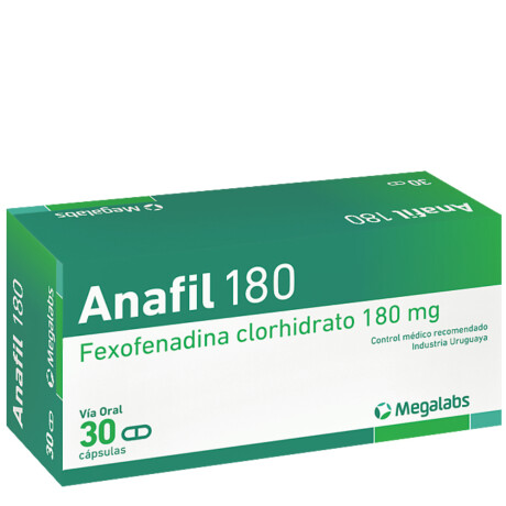 Anafil 180mg 30 Cápsulas Anafil 180mg 30 Cápsulas