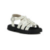 Molekinha Sandalia Con Tiras Infantil Napa Turim Blanco