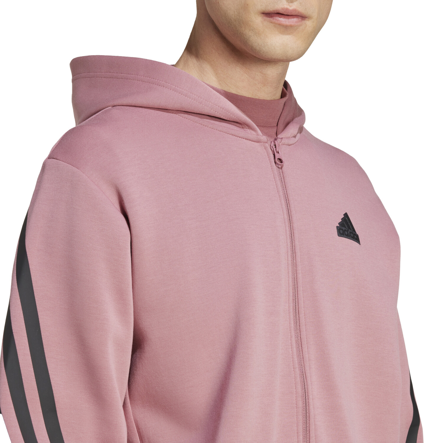 Campera Unisex Adidas Future Icons Rosado Negro — Stadium Sport