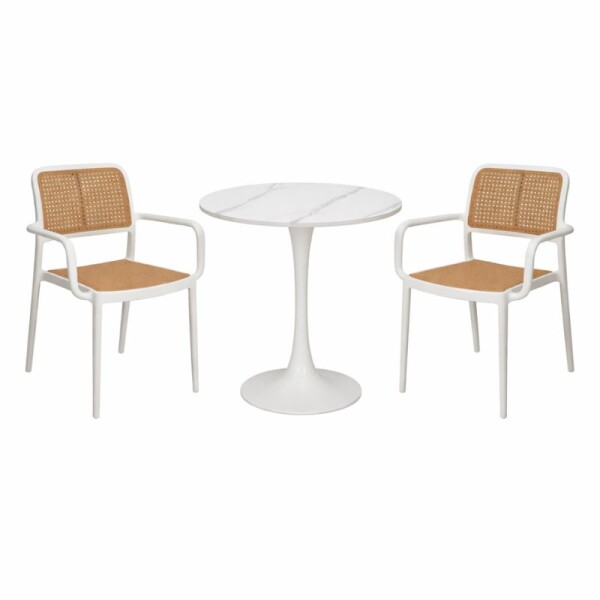 MESA REDONDA 60 CM - SUPERFICIE SIMIL MARMOL MESA REDONDA 60 CM - SUPERFICIE SIMIL MARMOL