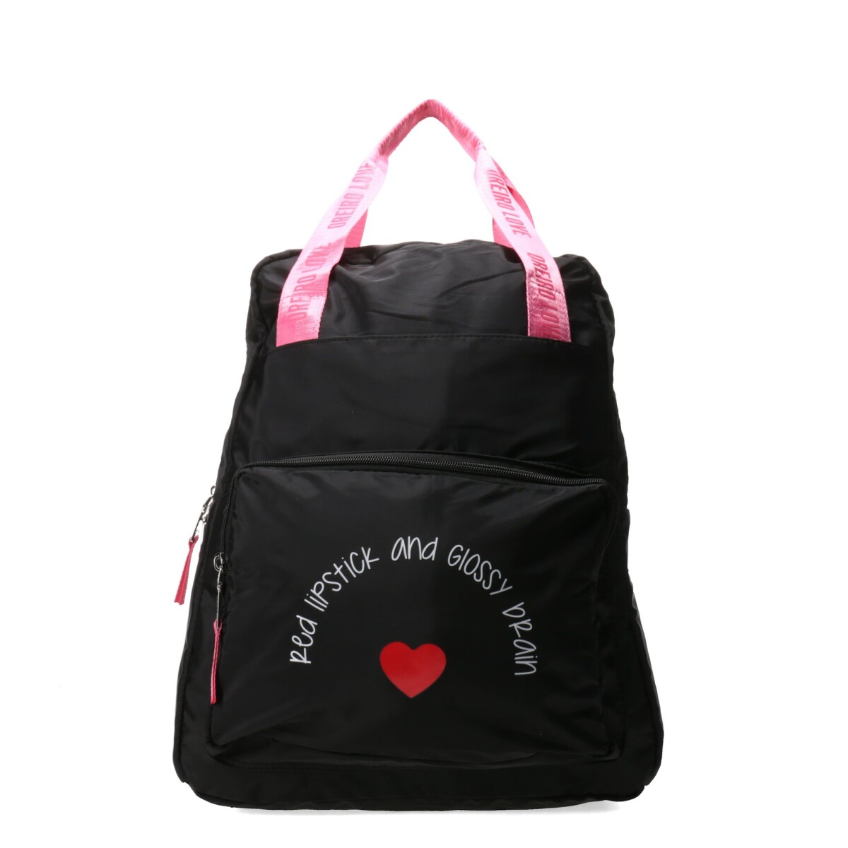 Mochila Las Oreiro Oreiro Love - Negro 