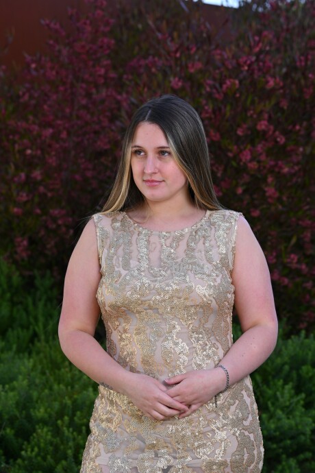 Vestido lentejuelas Berila Dorado