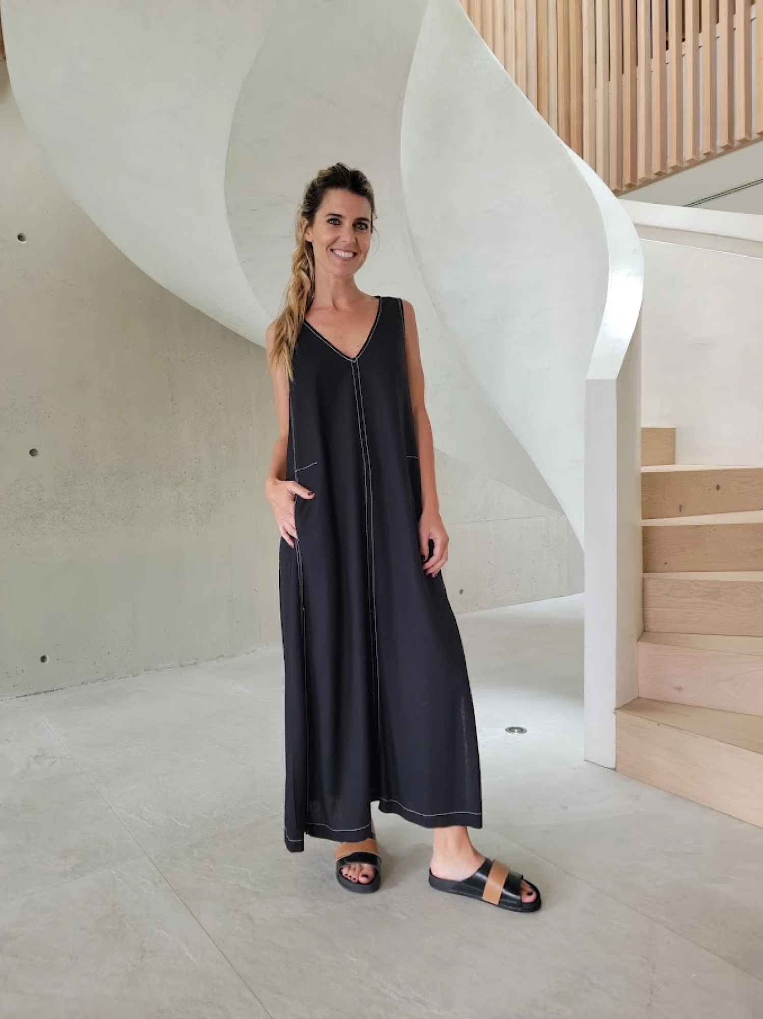 Vestido Formentera negro 1