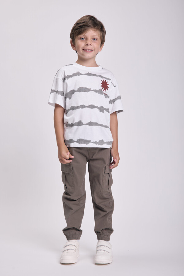 Remera estampa Sol Blanco