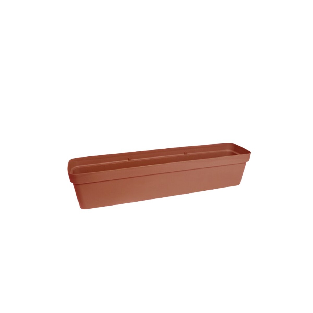 MACETA JARDINERA RECTANGULAR FLORATTA NR 80 20,5LTS TEJA - TERRACOTA 