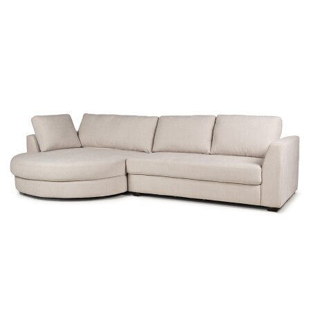 Rinconera Lotus - Tela Microfibra - Chaise Izquierdo 12073 (Greige)