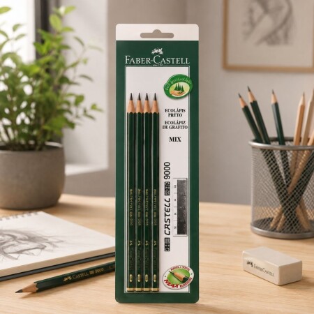 Blister Lapices FaberCastell x4 Blister Lapices FaberCastell x4