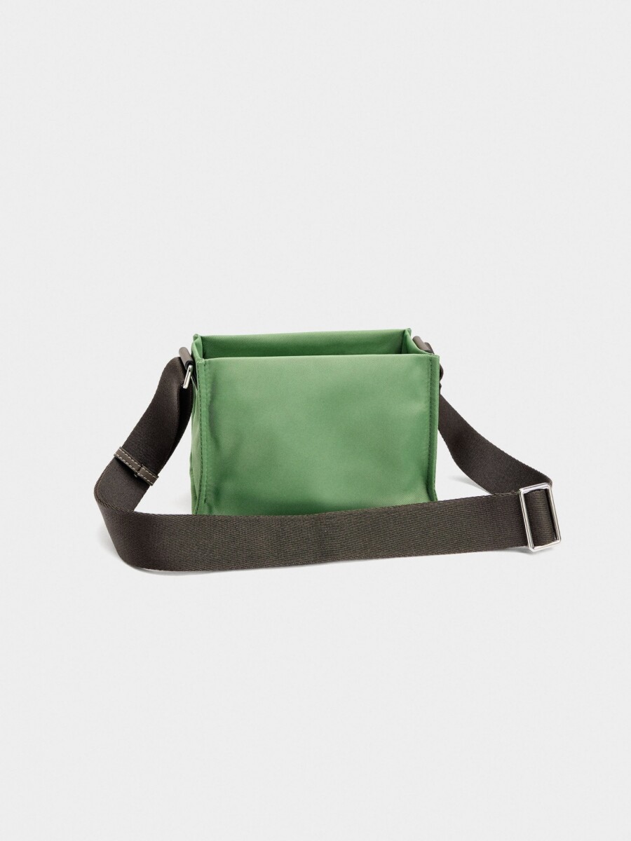 Bolso Bandolera De Nylon S verde