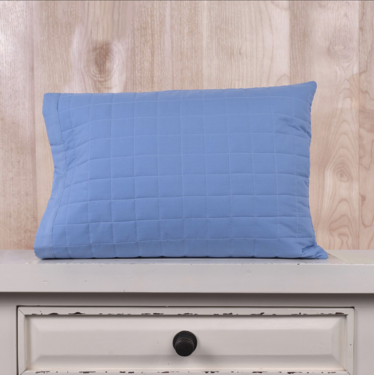 Funda Matelaseada Premium Basic Celeste - 50x70 