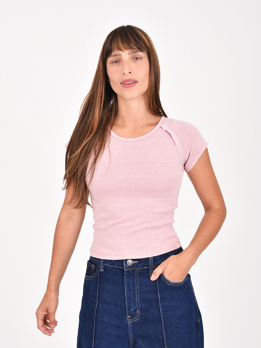 REMERA NEGRIS - MORADO 