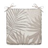COJIN CUAD DIS HOJAS BEIGE P/SILLA 40X40X5CM Unica