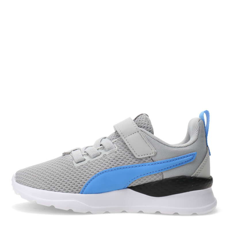Championes Infantiles Puma Anzarun Lite Kids Gris - Azul - Blanco
