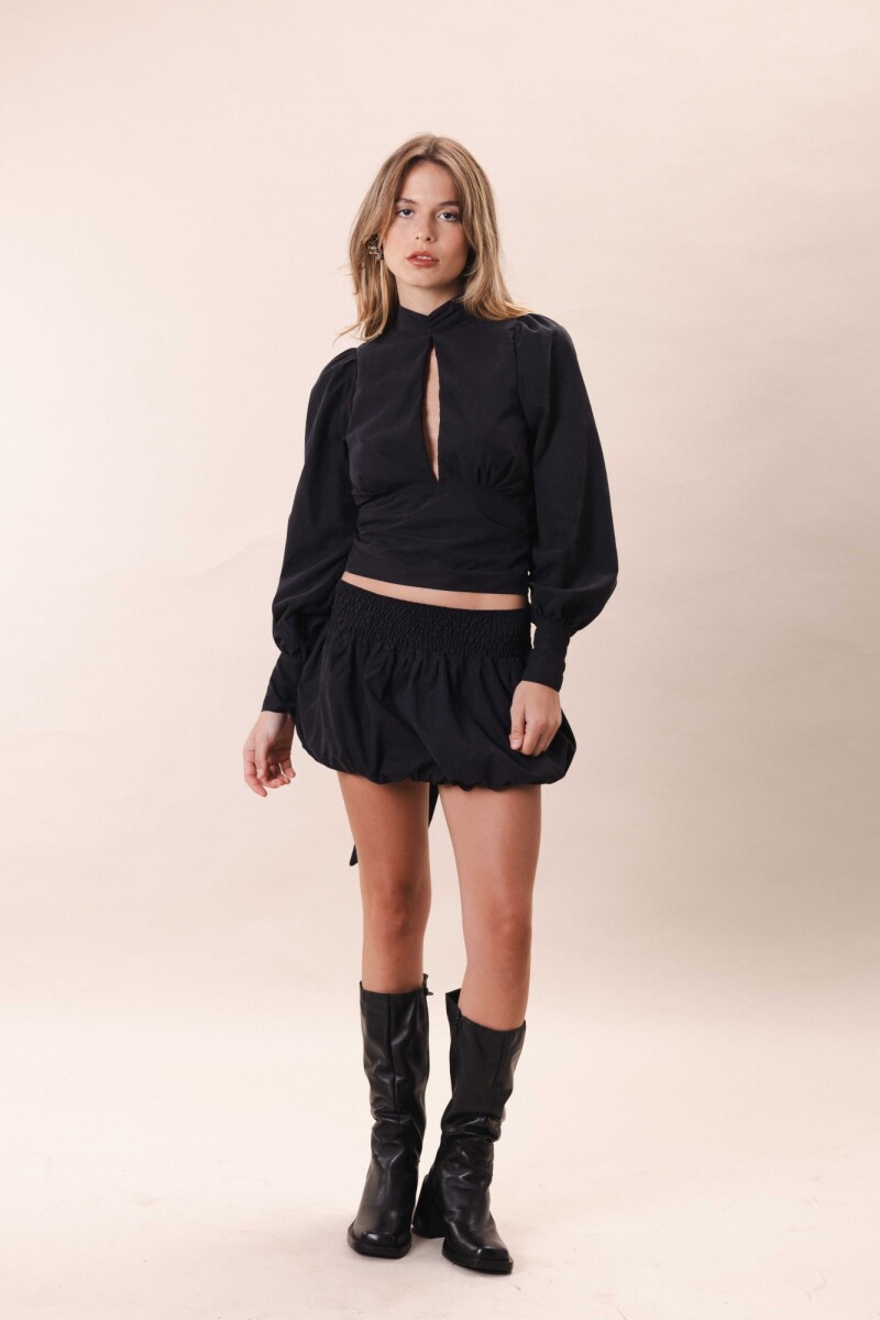 Blusa Elle - Soft Black 