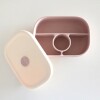 Lunchera tupper silicona MOON rosa