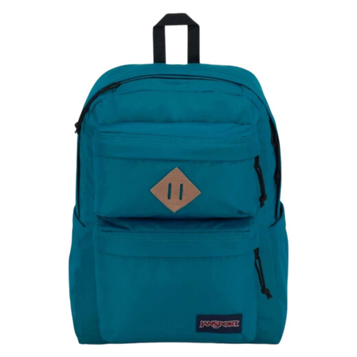 Mochila Jansport Double Break Deep Lake - Verde Mochila Jansport Double Break Deep Lake - Verde