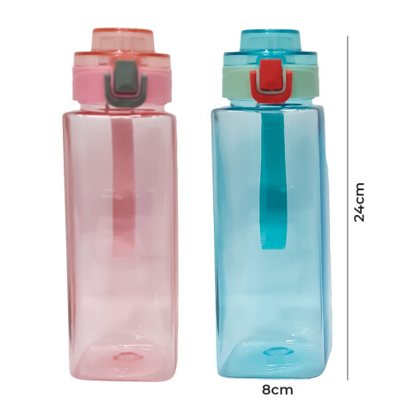 Botella Agua Caramañola 750ml Infantil Con Stickers Azul