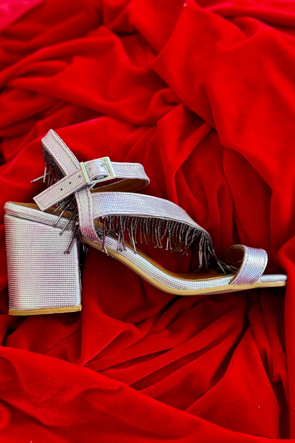 Fringes Sandal Lila