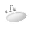 Bacha de embutir ovalada 49x36 cm blanca Deca Bacha De Embutir Ovalada 49x36 Cm Blanca Deca
