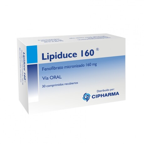 Lipiduce 160mg 30 Comprimidos Lipiduce 160mg 30 Comprimidos