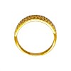 Anillo Sin Fin-Oro Bajo-Piedra Zirconia-AN8100 conpiedra