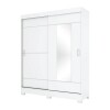Placard Ropero 2 puertas Mdp Blanco B66 c/espejo Placard Ropero 2 puertas Mdp Blanco B66 c/espejo