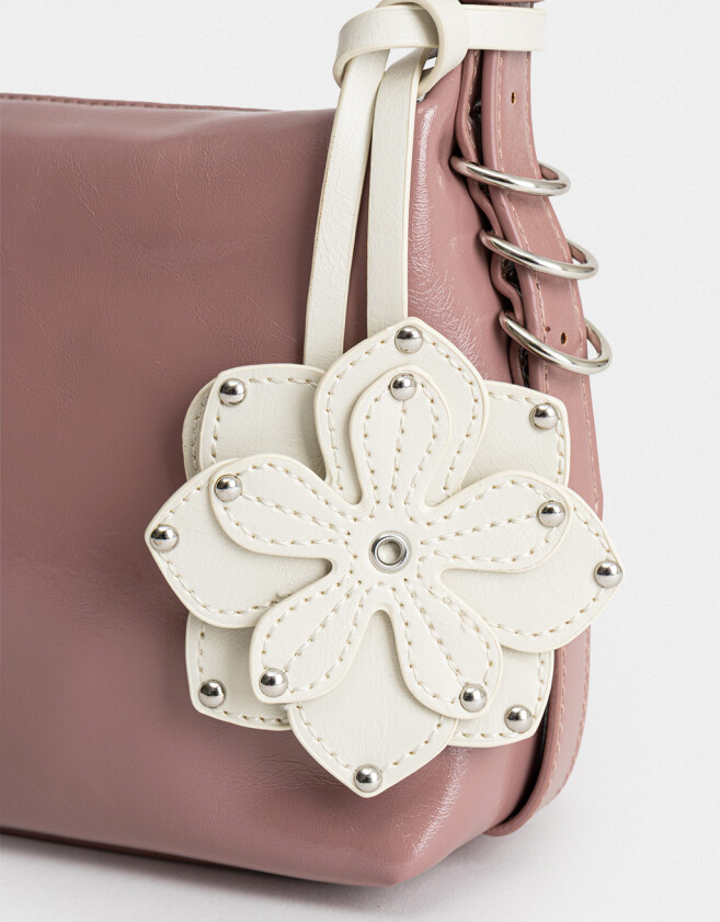 Bandoleras Bandolera Con Charm - Rosa Viejo