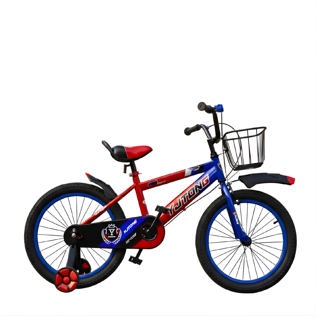 Bicicleta Infantil Yjtong R18 Canasto Parrilla Guardabarros - Rojo 1 