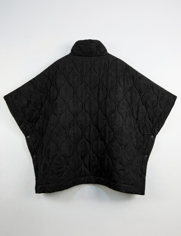 Poncho Capitoneado NEGRO