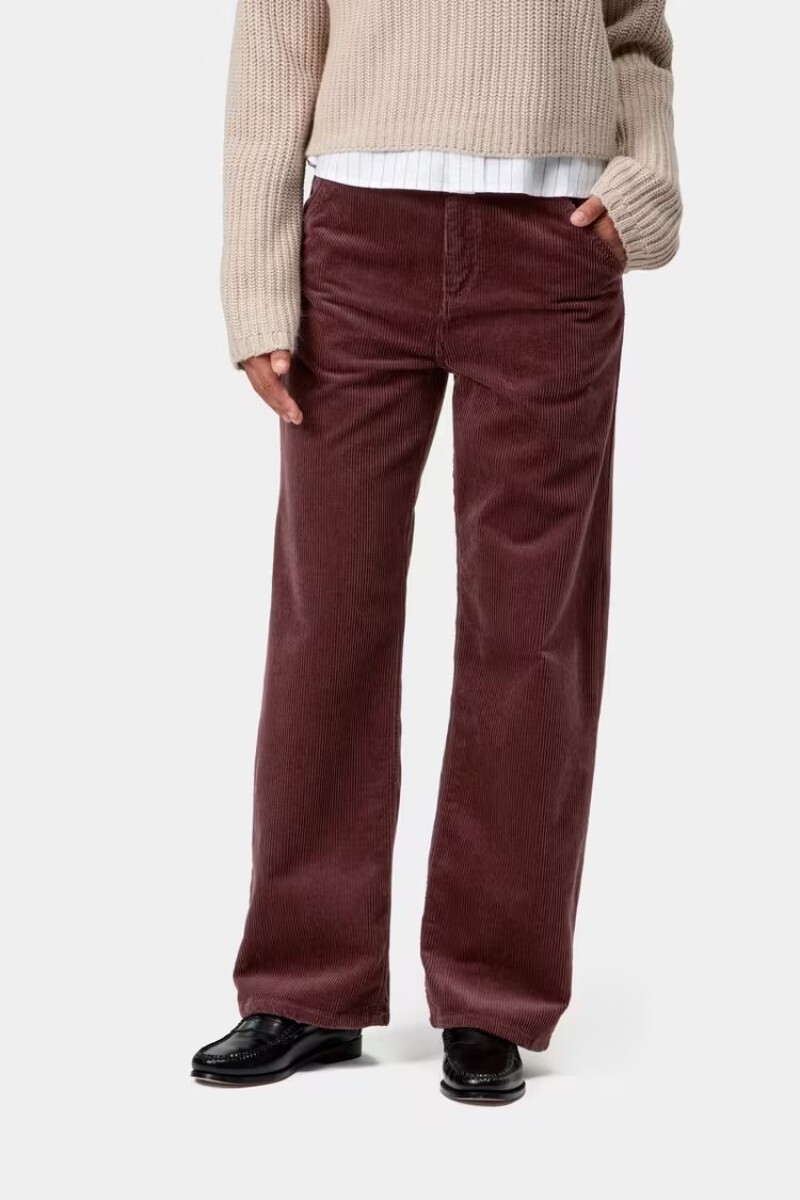W' SIMPLE PANT Bordo