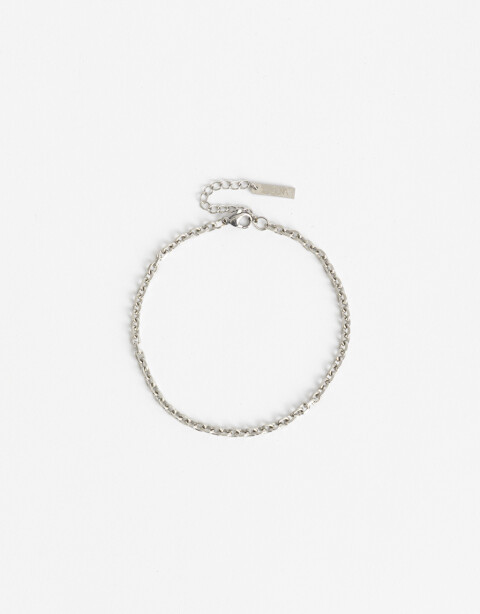 Pulseras Flexibles Color Pulsera De Acero Men´s Collection - Plateado