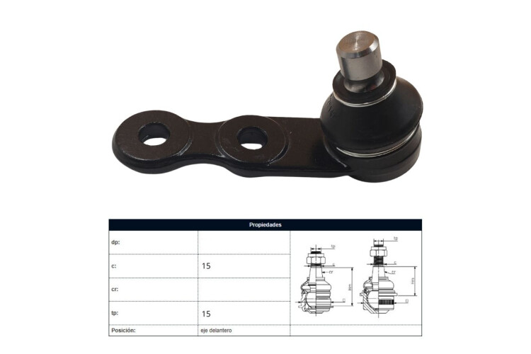 Rotula Chev Corsa Combo/Corsa 95-13 Der/Izq Rotula Chev Corsa Combo/Corsa 95-13 Der/Izq