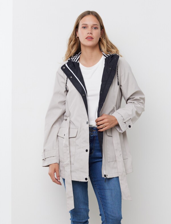 Gabardina Impermeable BEIGE