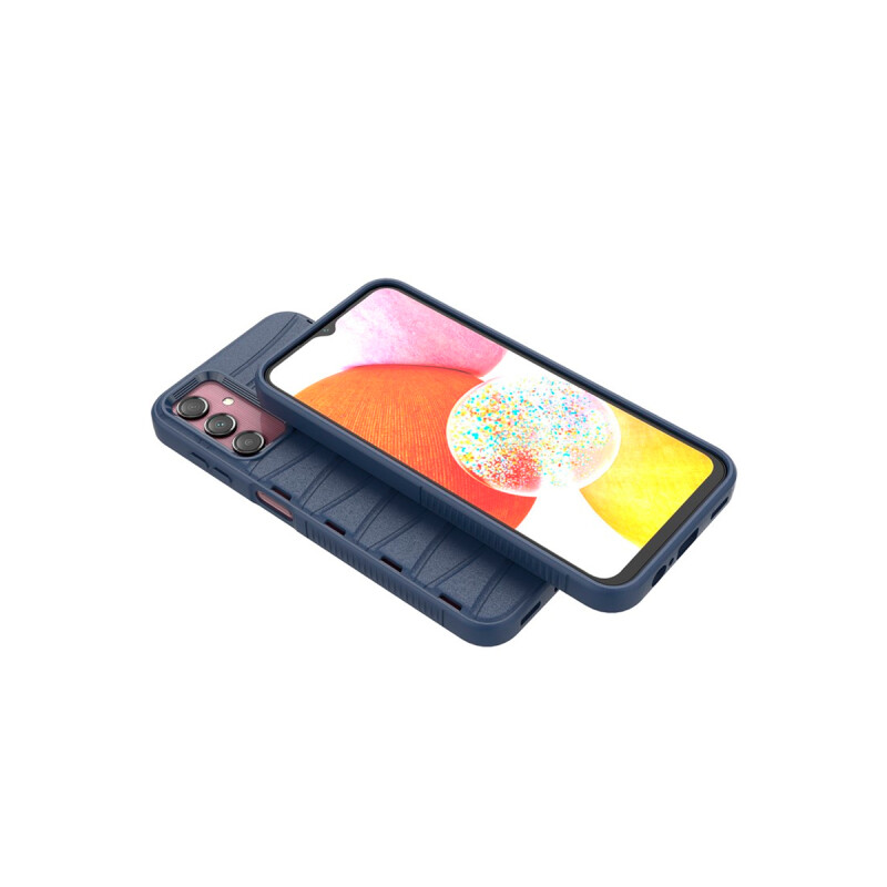 Protector rígido Samsung Galaxy A14 4G/5G texturado color azul Protector Rígido Samsung Galaxy A14 4g/5g Texturado Color Azul