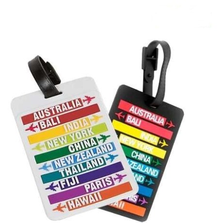 Set De 2 Identificadores De Valijas/maletas brio para viaje Destinos