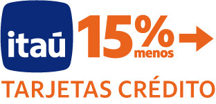 PROMO 15% tarjetas Itaú