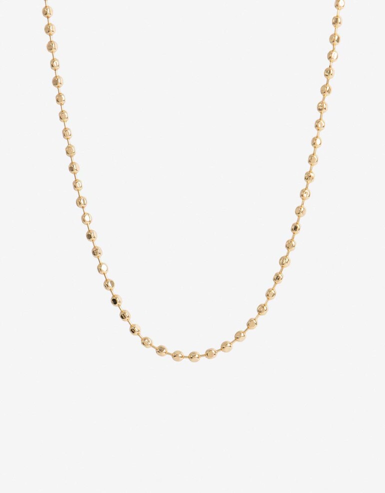 Collares Cortos Metal Collar Corto Metal Delicado - Dorado