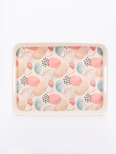 BANDEJA ESTAMPADA BEIGE