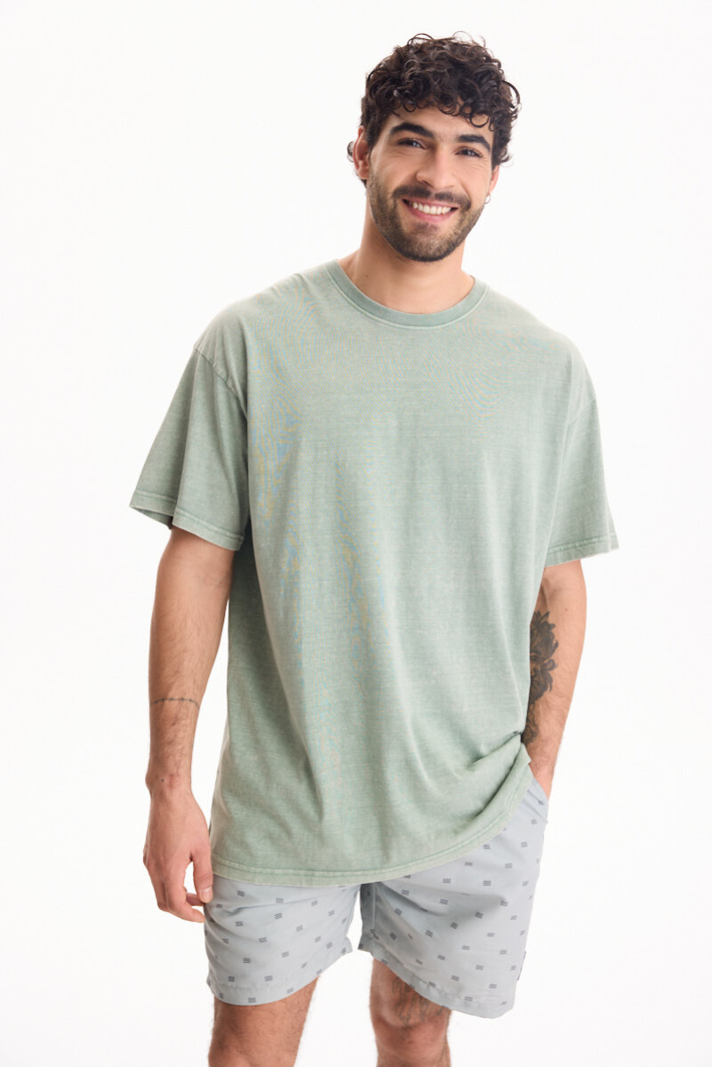 Remera Downtown - Verde Oliva 