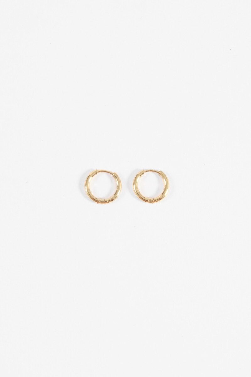 Aros acero extra small dorado