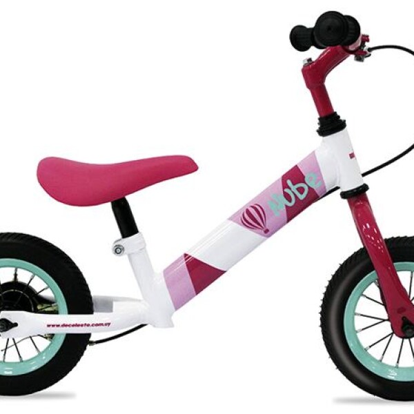 BICICLETA BACCIO R-10 NUBE Niña bco-rosa /coral-verde N/A