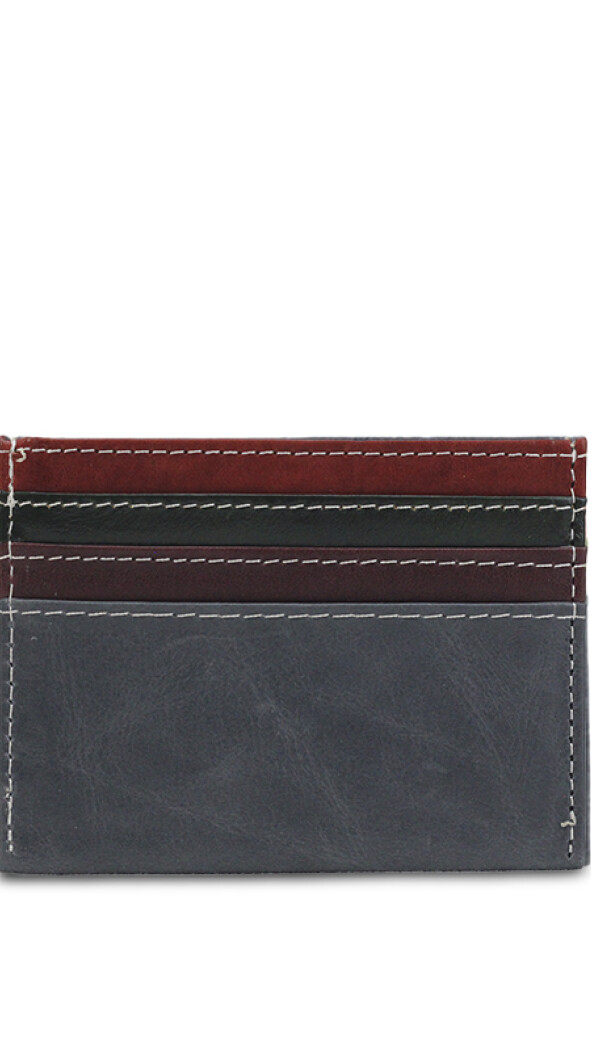 PORTA TARJETAS AMMIT CUERO MULTICOLOR
