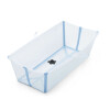 Baño Plegable Flexi Bath XL Transparente / Celeste Stokke Baño Plegable Flexi Bath XL Transparente / Celeste Stokke