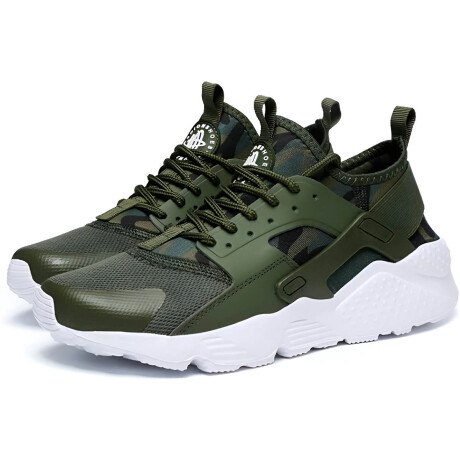 Calzado Adulto Casual Deportivo Unisex Acordonado Verde