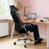 Silla De Escritorio Oficina Sillon Ejecutiva Ergonomica Tapizado Tela Mesh Con Cuero Sintetico Imback Color Negro Silla De Escritorio Oficina Sillon Ejecutiva Ergonomica Tapizado Tela Mesh Con Cuero Sintetico Imback Color Negro