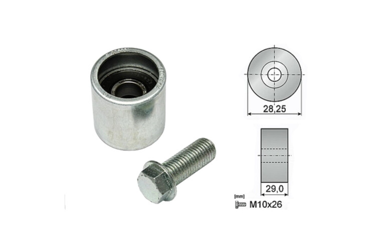 Tensor Guia Correa Dist. Audi A3/A4 Jac T6 Pick Up (Hfc1037Dkf) Volks Bora/Golf/Vento/Passat 94-25 Tensor Guia Correa Dist. Audi A3/A4 Jac T6 Pick Up (Hfc1037Dkf) Volks Bora/Golf/Vento/Passat 94-25