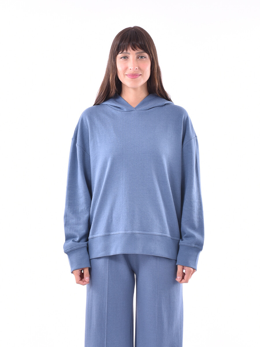 HOODIE DELFINO - AZUL PIEDRA 