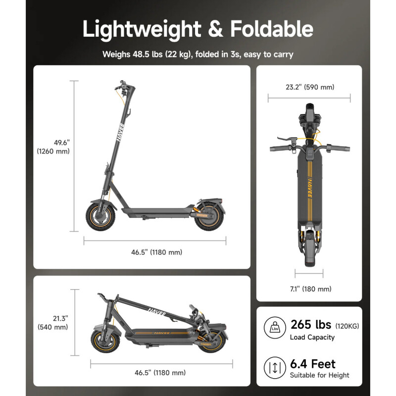 Monopatín Electrico Navee GT3 Pro 1000W Black Monopatín Electrico Navee GT3 Pro 1000W Black