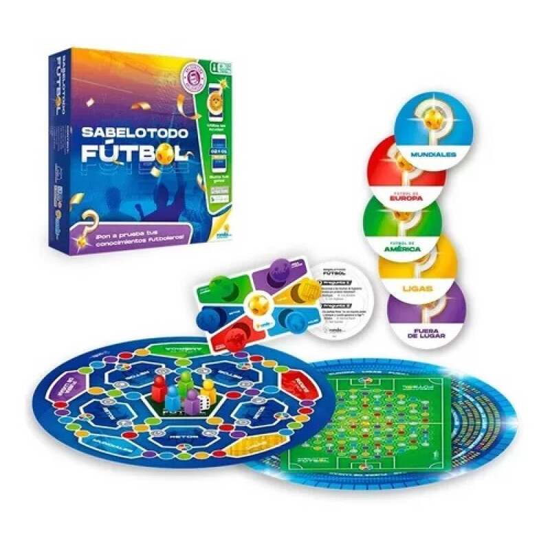 Juego De Mesa Sabelotodo Fútbol - Ronda Juego De Mesa Sabelotodo Fútbol - Ronda