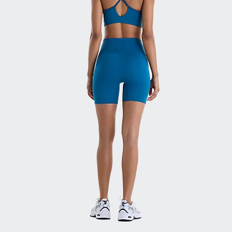 Calza New Balance Corta Harmony High Rise 6 Azul