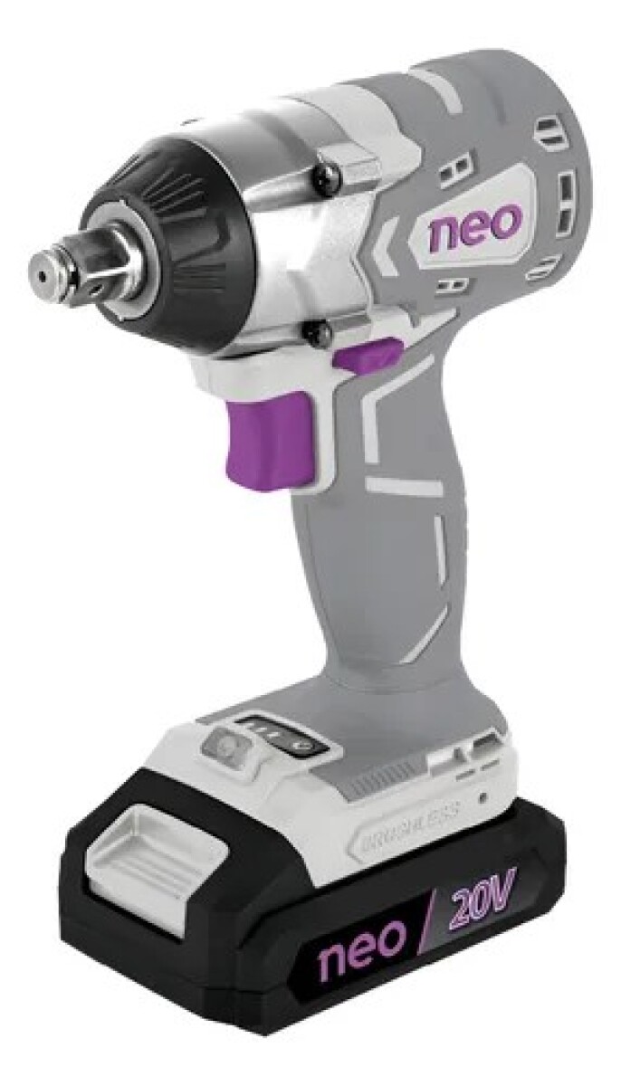 LLAVE IMPACTO NEO LI1042/20KC1 BRUSHLESS C/BAT Y CARGADOR.- 